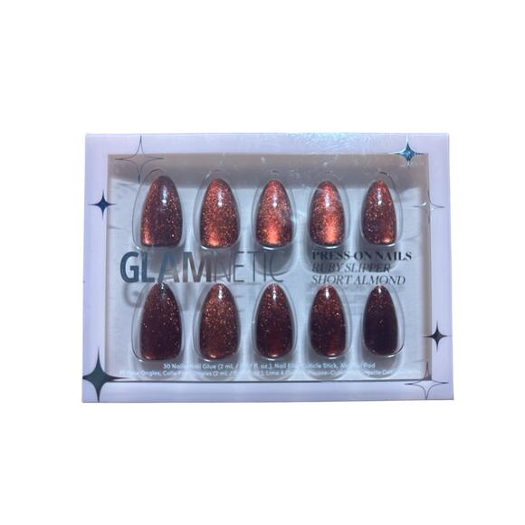 Glamnetic Press on Nails- Ruby Slipper---NIB - Picture 1 of 5
